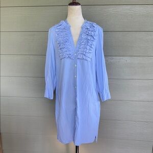 LOFT | Trulli Striped Shirt Dress